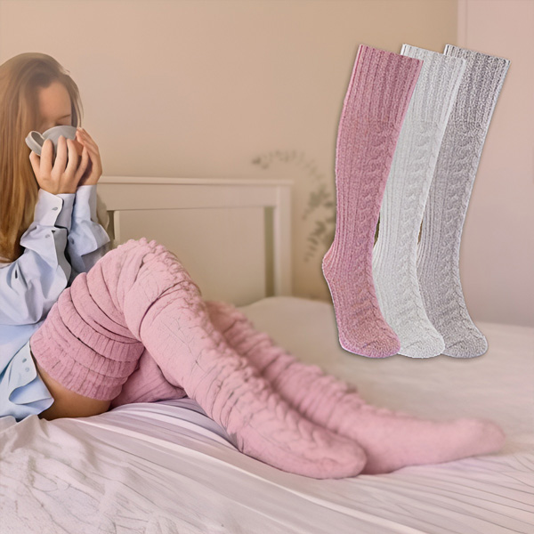 Pohodlné vysoké ponožky na stehná | SOCKLET