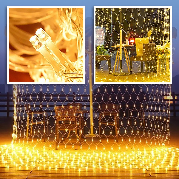 Slávnostná LED svetelná sieť | LUMONET