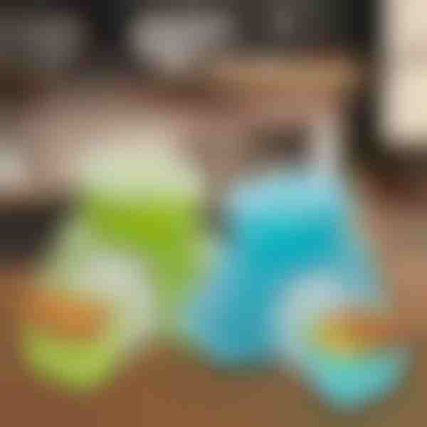 Odolné silikónové skladacie nádoby bez BPA (4 veľkosti) | POPLATE