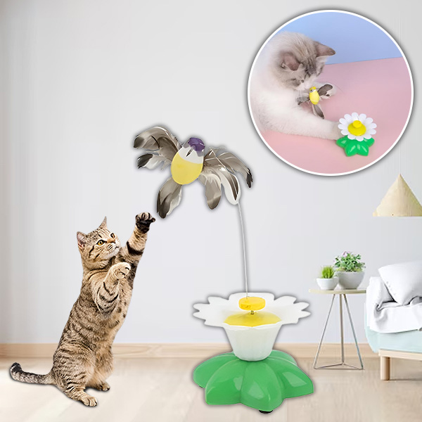 Elektrická hračka pre mačky – dráždenie vtáčika | BIRDIETOY