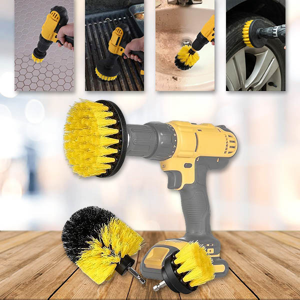 Súprava čistiacich kefiek na vŕtačku (3 kusy) | DRILLBRUSH