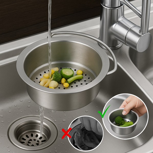 Odkvapkávací kôš, ktorý filtruje a ľahko sa skladuje | EVOSINK