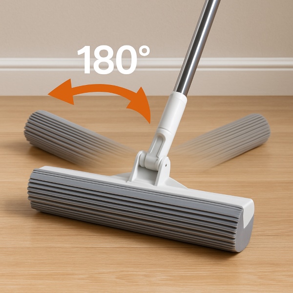 Metla s otočnou hlavou 180° | MOPTAN