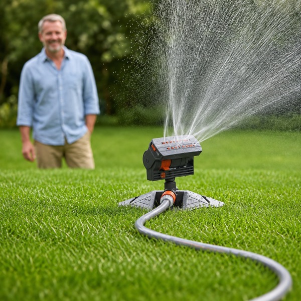 Oscilačný nastaviteľný záhradný zavlažovač – pokryje až 278 m² | WETSWEEP